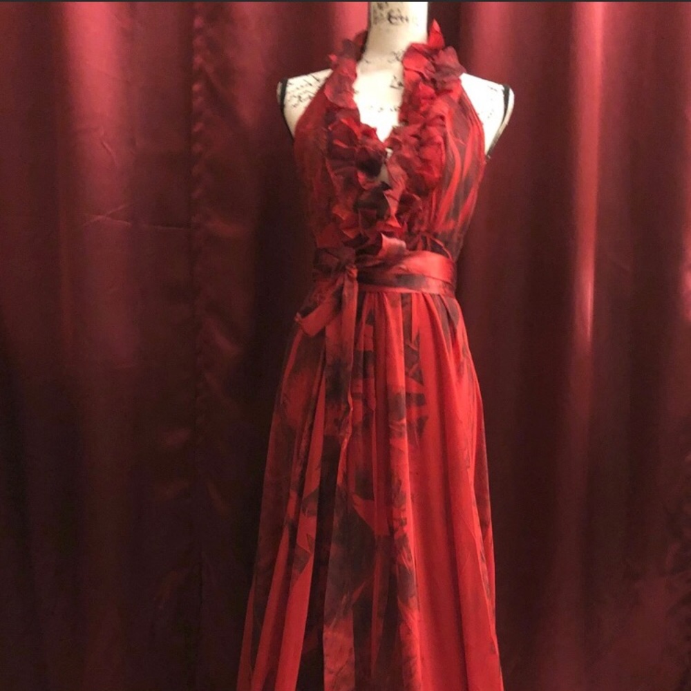 Mikino halter dress